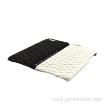 Ultra Thin Python Leather Custom White Phone Case